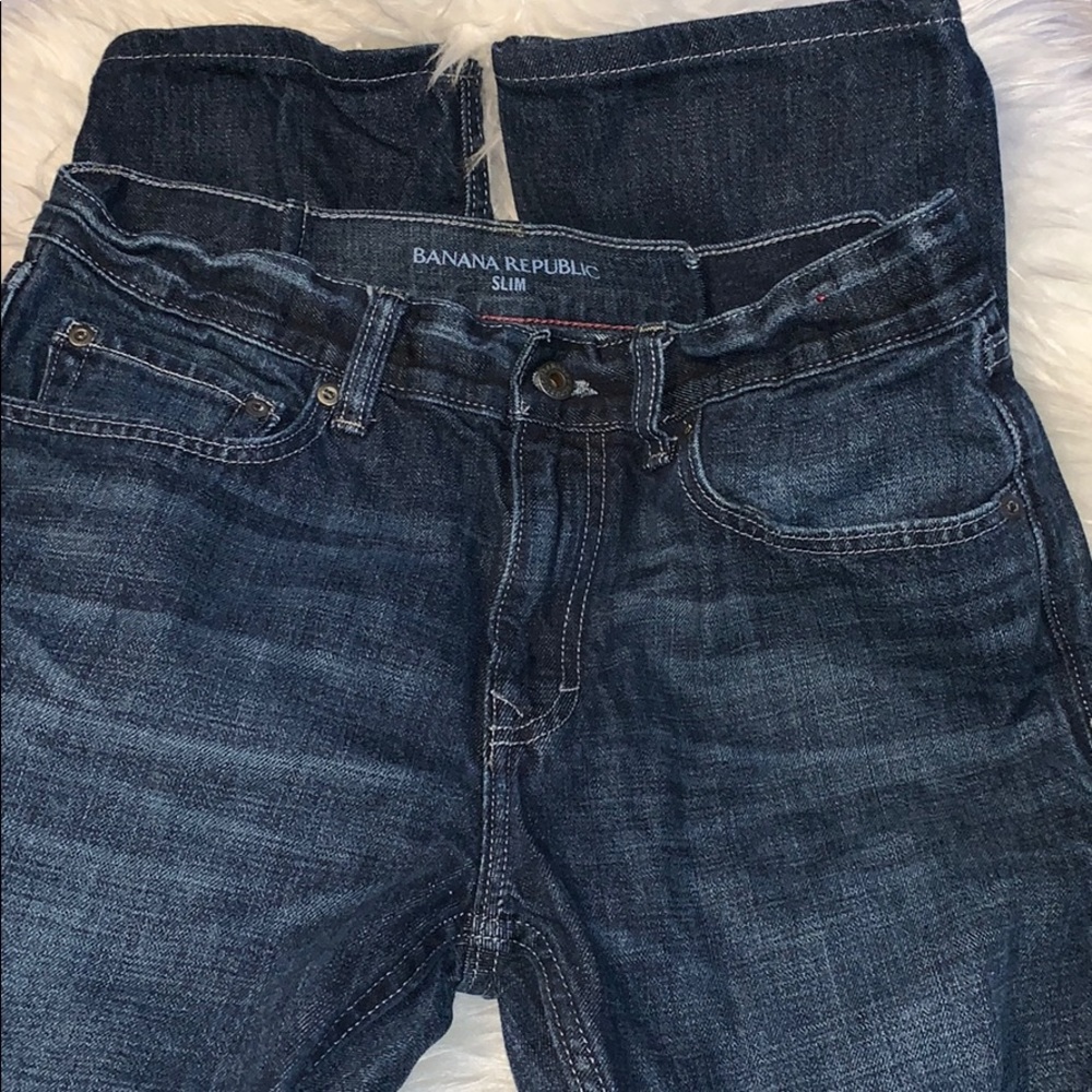 Banana Republic Slim Denim Straight Jeans 32x34